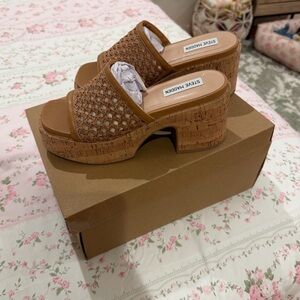 Steve Madden Corah Latticed Platform Sandal | Size 7.5